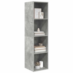 Meuble TV mural Gris béton 37x37x142,5 cm Bois d’ingénierie 617529617529