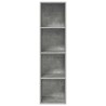Meuble TV mural Gris béton 37x37x142,5 cm Bois d’ingénierie 617529617529
