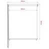 Store roulant d'extérieur 205 (l) x 230 (H) cm beige 617550617550