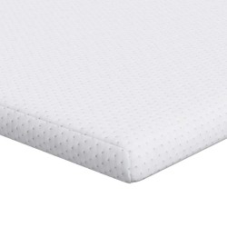 Surmatelas Blanc 120 x 200 cm Tissu Jacquard 617551617551