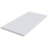 Surmatelas Blanc 120 x 200 cm Tissu Jacquard 617551617551