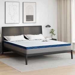 Surmatelas Blanc 180 x 200 cm Tissu jacquard 617552617552