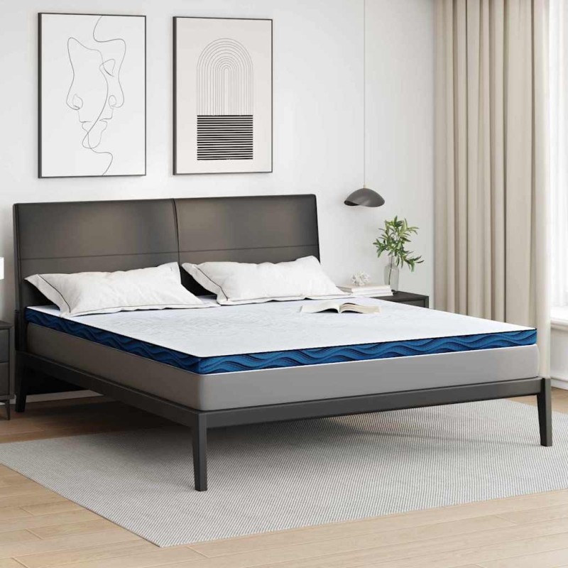 Surmatelas Blanc 180 x 200 cm Tissu jacquard 617552617552