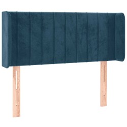 Tête de lit à LED Bleu foncé 103x16x78/88 cm Velours 617559617559