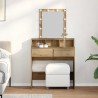 Coiffeuse chêne artisanal 80 x 41 x 144,5 cm Bois d'ingénierie 617562617562