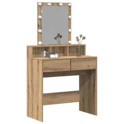 Coiffeuse chêne artisanal 80 x 41 x 144,5 cm Bois d'ingénierie 617562617562