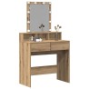 Coiffeuse chêne artisanal 80 x 41 x 144,5 cm Bois d'ingénierie 617562617562