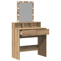 Coiffeuse chêne artisanal 80 x 41 x 144,5 cm Bois d'ingénierie 617562617562