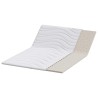 Surmatelas Blanc 160 x 200 cm Tissu en Tricot 617565617565
