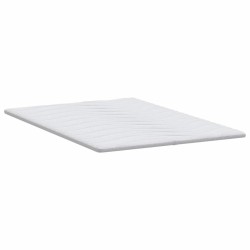 Surmatelas Blanc 160 x 200 cm Tissu en Tricot 617565617565