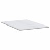 Surmatelas Blanc 160 x 200 cm Tissu en Tricot 617565617565