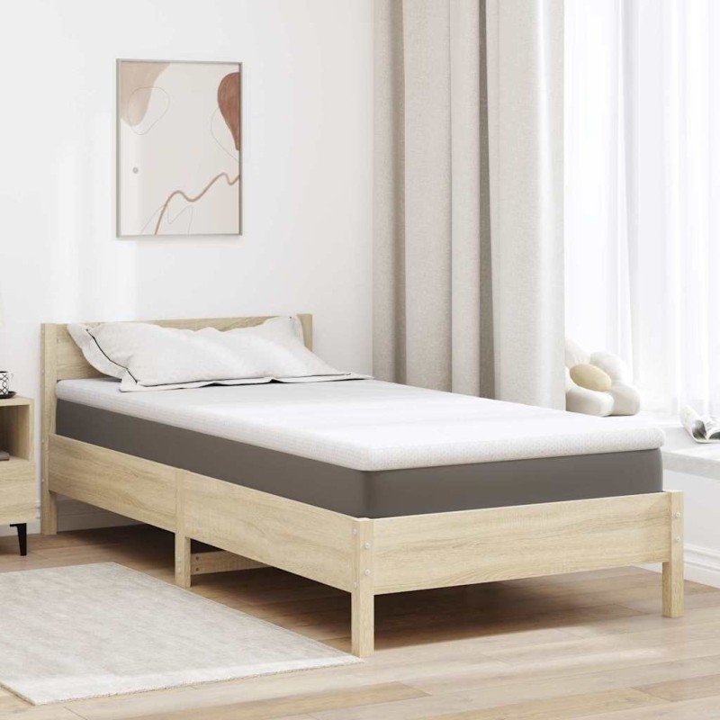 Surmatelas Blanc 100 x 200 cm Tissu Jacquard 617566617566