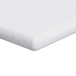 Surmatelas Blanc 100 x 200 cm Tissu Jacquard 617566617566
