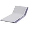 Surmatelas Blanc 100 x 200 cm Tissu Jacquard 617566617566