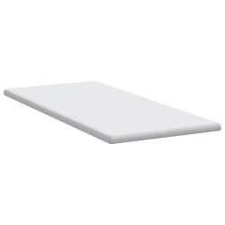 Surmatelas Blanc 100 x 200 cm Tissu Jacquard 617566617566