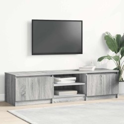 Meuble TV Sonoma gris 140x40x35,5 cm Bois d'ingénierie 617568617568