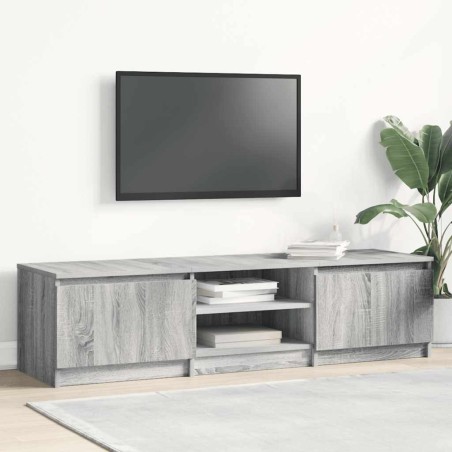 Meuble TV Sonoma gris 140x40x35,5 cm Bois d'ingénierie 617568617568