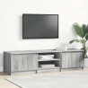 Meuble TV Sonoma gris 140x40x35,5 cm Bois d'ingénierie 617568617568