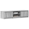 Meuble TV Sonoma gris 140x40x35,5 cm Bois d'ingénierie 617568617568
