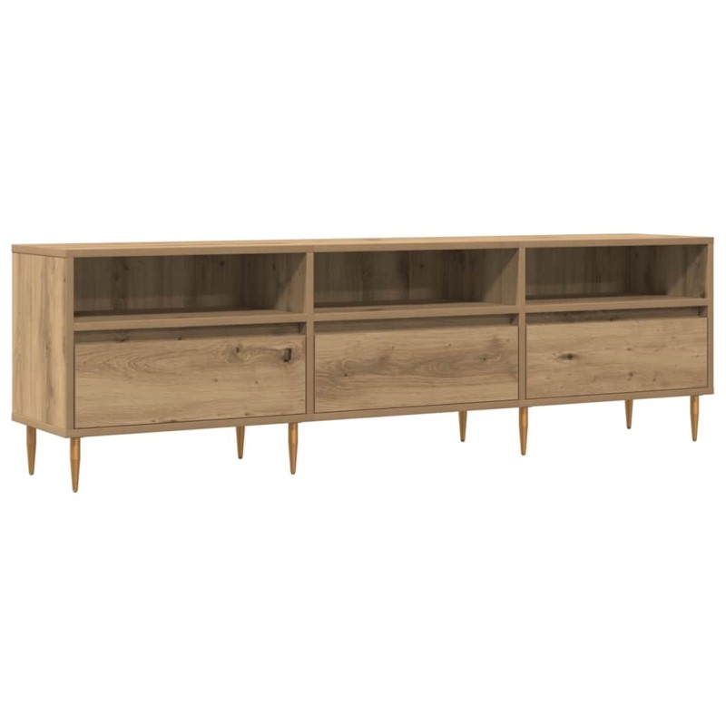 Meuble TV chêne artisanal 150x30x44,5 cm bois d'ingénierie 617570617570