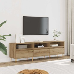 Meuble TV chêne artisanal 150x30x44,5 cm bois d'ingénierie 617570617570