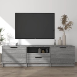 Meuble TV Sonoma gris 140x35x40 cm Bois d'ingénierie 617576617576