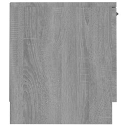 Meuble TV Sonoma gris 140x35x40 cm Bois d'ingénierie 617576617576