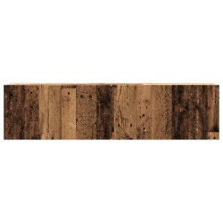 Meuble TV mural vieux bois 120x30x30 cm bois d'ingénierie 617577617577