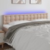 Tête de lit à LED Cappuccino 160x5x78/88 cm Similicuir 617578617578