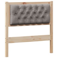 Tête de lit Autre Marron et taupe 75 cm Bois massif en pin 617580617580