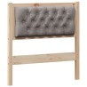 Tête de lit Autre Marron et taupe 75 cm Bois massif en pin 617580617580