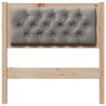 Tête de lit Autre Marron et taupe 75 cm Bois massif en pin 617580617580