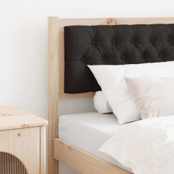 Tête de lit Autre Marron et noir 75 cm Bois massif en pin 617581617581