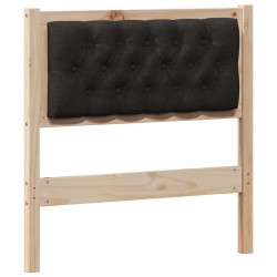 Tête de lit Autre Marron et noir 75 cm Bois massif en pin 617581617581