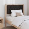 Tête de lit Autre Marron et noir 75 cm Bois massif en pin 617581617581