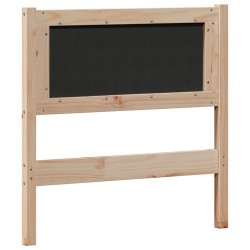 Tête de lit Autre marron et gris foncé 75 cm Bois massif en pin 617582617582