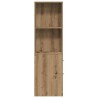 Armoire de salle de bain étroite avec roulettes chêne artisanal 617584617584