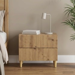Cabinet de chevet Chêne artisanal 62 x 34,5 x 48 cm 617594617594
