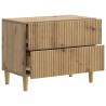 Cabinet de chevet Chêne artisanal 62 x 34,5 x 48 cm 617594617594