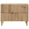 Cabinet de chevet Chêne artisanal 62 x 34,5 x 48 cm 617594617594