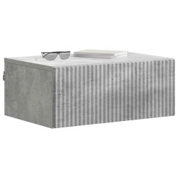Cabinet de chevet mural 2 pcs Gris béton 49 x 34,5 x 20 cm 617595617595
