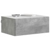 Cabinet de chevet mural 2 pcs Gris béton 49 x 34,5 x 20 cm 617595617595