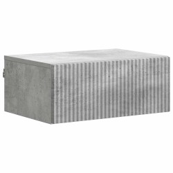 Cabinet de chevet mural 2 pcs Gris béton 49 x 34,5 x 20 cm 617595617595