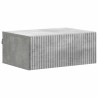 Cabinet de chevet mural 2 pcs Gris béton 49 x 34,5 x 20 cm 617595617595