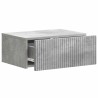 Cabinet de chevet mural 2 pcs Gris béton 49 x 34,5 x 20 cm 617595617595