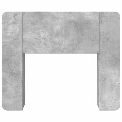 Cabinet de Tête de Lit Gris béton Bois d'ingénierie 617603617603