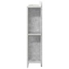 Cabinet de Tête de Lit Gris béton Bois d'ingénierie 617603617603