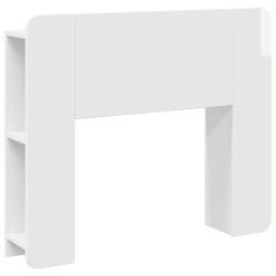 Cabinet de Tête de Lit Blanc brillant Bois d'ingénierie 617608617608
