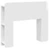 Cabinet de Tête de Lit Blanc brillant Bois d'ingénierie 617608617608