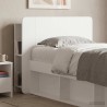 Cabinet de Tête de Lit Blanc brillant Bois d'ingénierie 617608617608